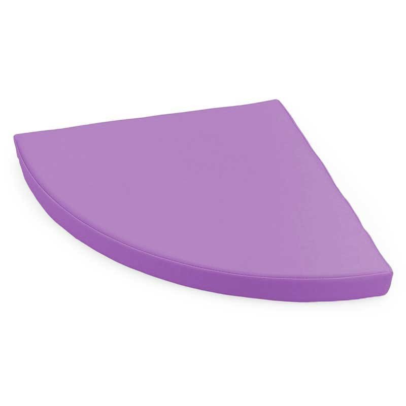 Tapis d'angle à 90° 1/4 rond 40x40x3cm fuchsia