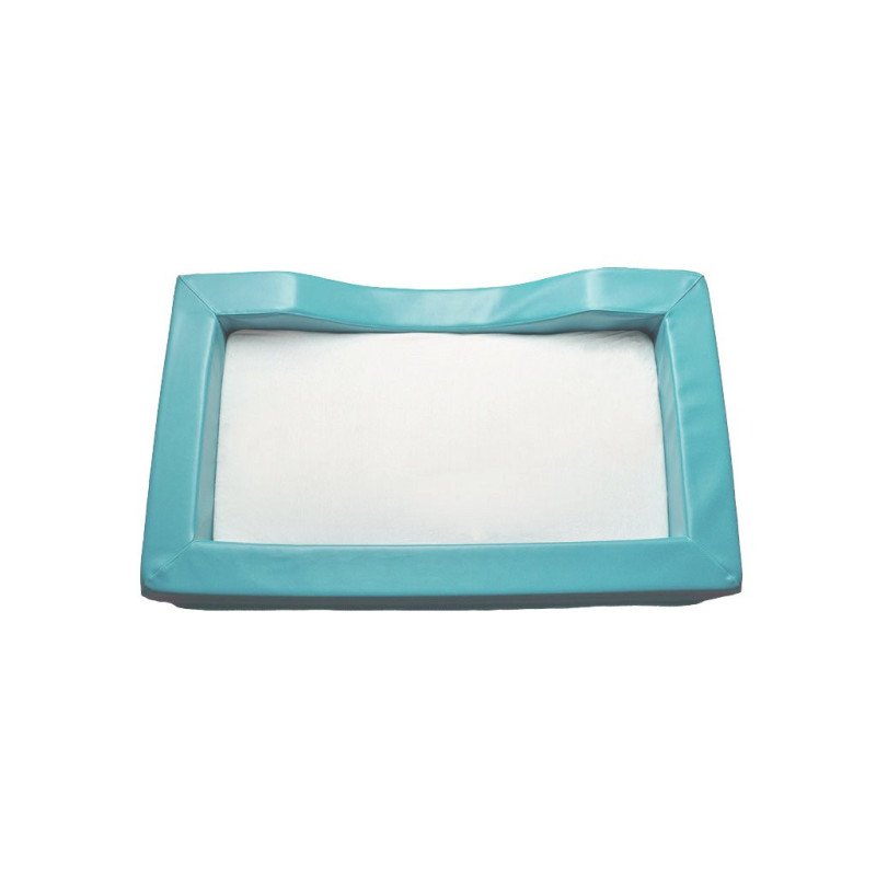 Lit couchette en mousse pvc pour matelas 60x120cm bleu