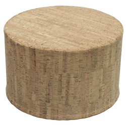 Lot de 2 poufs rond en liège - Papouille