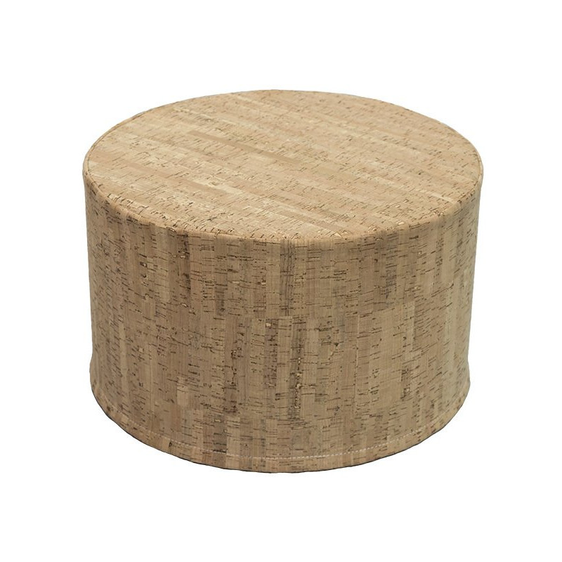 Lot de 2 poufs rond en liège - Papouille