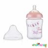 Biberon - little moments - débit lent - 270ml - 0m+ ( nuby ) rose