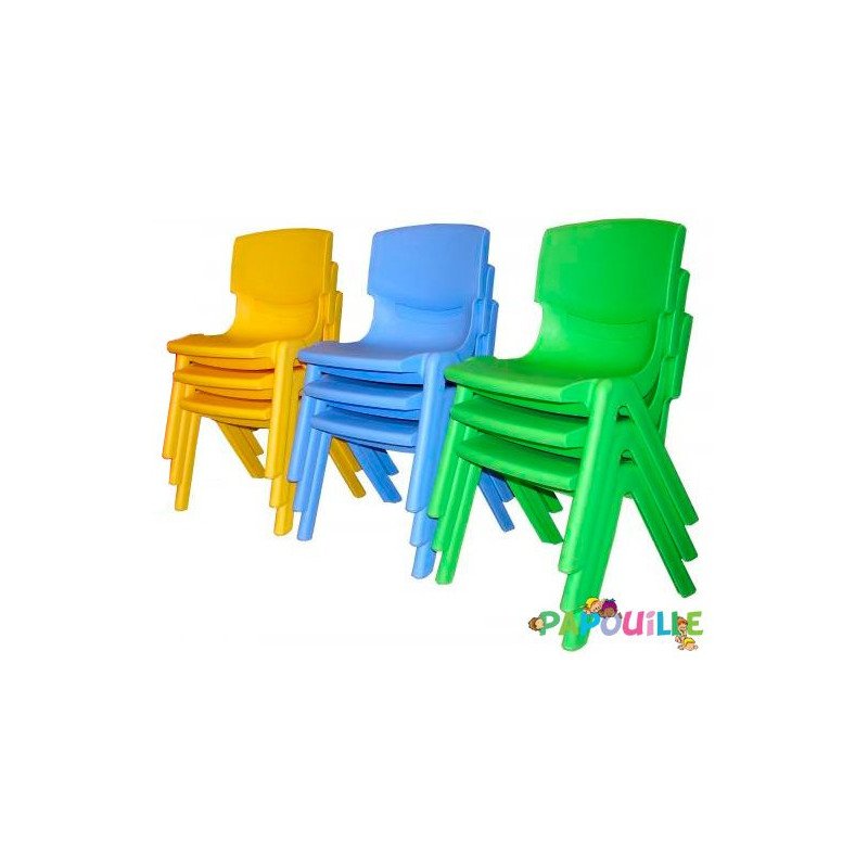 Chaise enfant monobloc t2 vert
