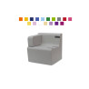 Fauteuil individuel allaitement 1 accoudoir rouge - Papouille