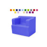 Fauteuil individuel allaitement 2 accoudoirs rouge - Papouille
