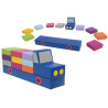 Camion de coussins bleu - Papouille