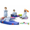 Camion de coussins bleu - Papouille