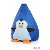 Pouf bleu pingouin - Papouille