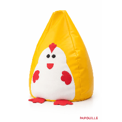 Pouf jaune poussin - Papouille