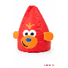 Pouf rouge singe - Papouille
