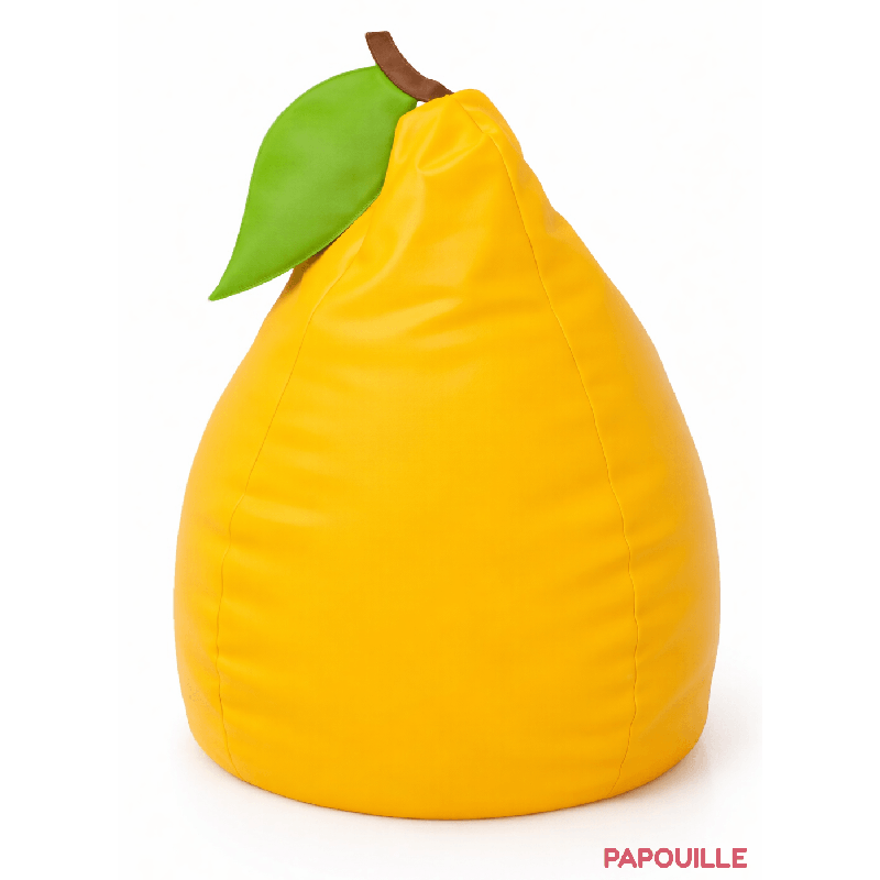 Pouf jaune poire - Papouille