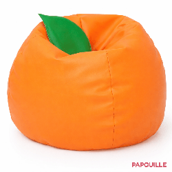 Pouf orange - Papouille