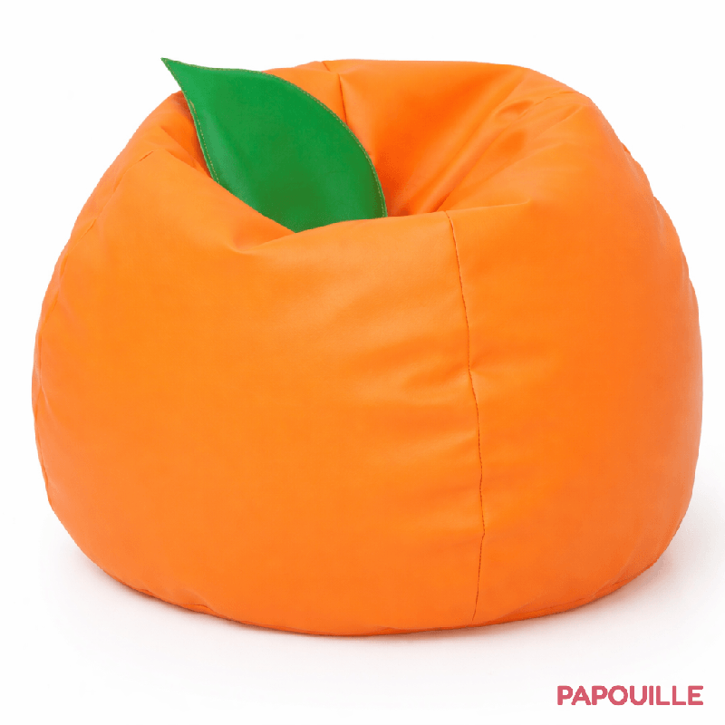 Pouf orange - Papouille