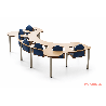 Chaise haute 7 places en bois