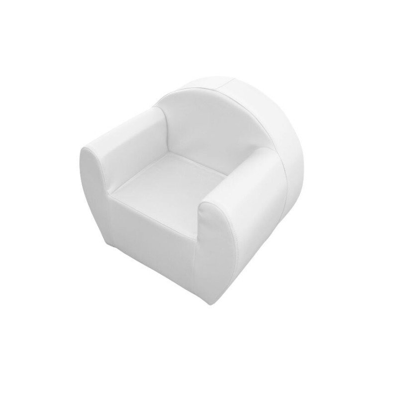 Fauteuil enfant pdg club mousse pvc uni 20 cm bleu