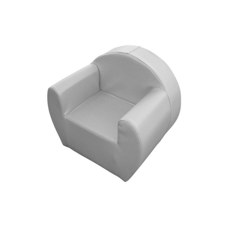 Fauteuil enfant pdg club mousse pvc uni 20 cm bleu