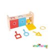Boite à clefs, apprentissage formes et couleurs