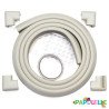 Rouleau mousse antichoc + 4 coins - gris clair