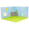 Grand tapis mural la ferme - Papouille