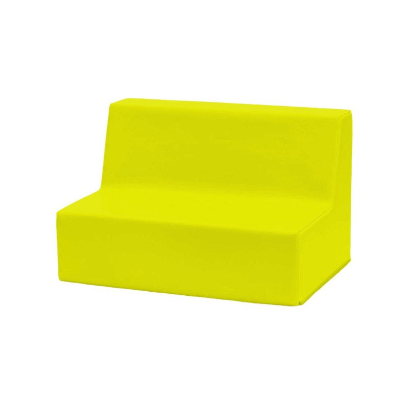 Banquette enfant 2 à 3 places en mousse pvc h. 17cm