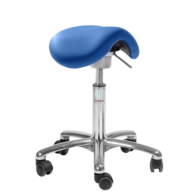 Siège selle ergonomique 360° a roulette petite enfance simili cuir
