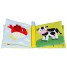 Livre d'images en tissu sonore pour crèche