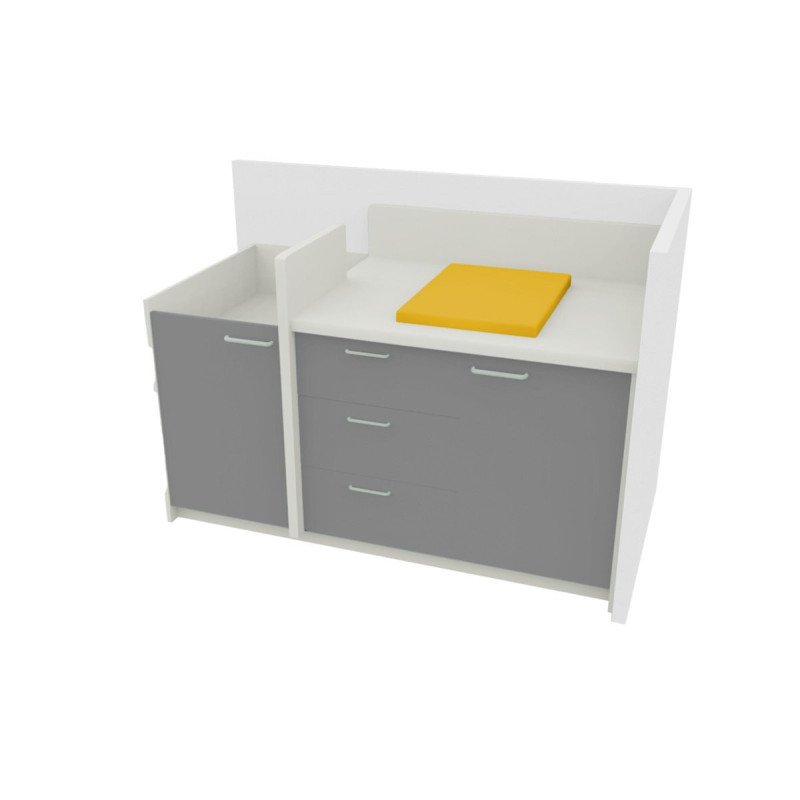 Table à langer sans cuve 135 x 85 cm
