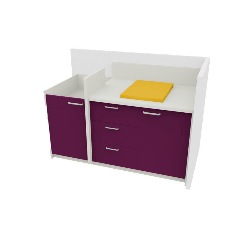 Table à langer sans cuve 135 x 85 cm