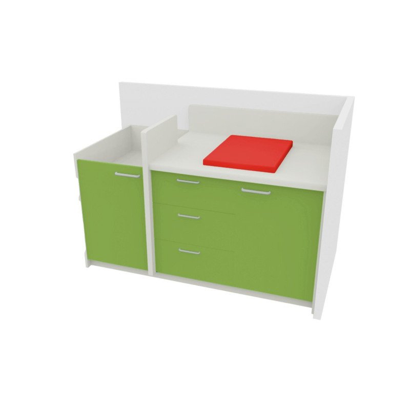 Table à langer sans cuve 135 x 85 cm