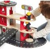 Caserne de pompier enfant - bois