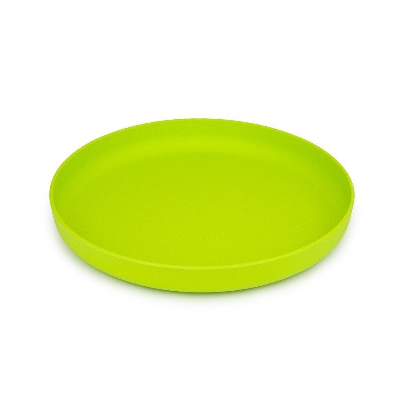 Assiette plate en pla diam. 17,8 bleu
