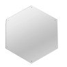 Miroir enfant incassable en acrylique 60 x 50 cm hexagonal