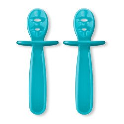2 cuillères d'apprentissage, avec buté
