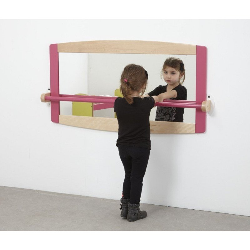 Miroir + barre de soutien naturel