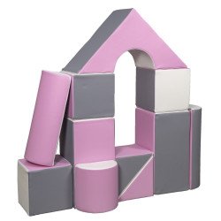 Set de 11 blocs en mousse pour structure de motricité complète
