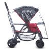 Habillage pluie pour poussette double caboose