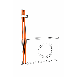 Portillon de séparation en bois collectivité - sur mesure