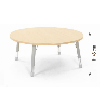 Table ronde Oscar 120 cm réglable en hauteur