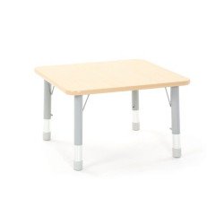 Table carrée Oscar 75 x 75 cm réglable en hauteur