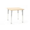 Table carrée Oscar 75 x 75 cm réglable en hauteur