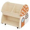 Bibliothèque crèche champignon