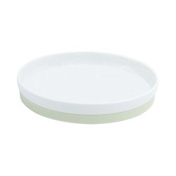 Assiette plate antidérapante céramique