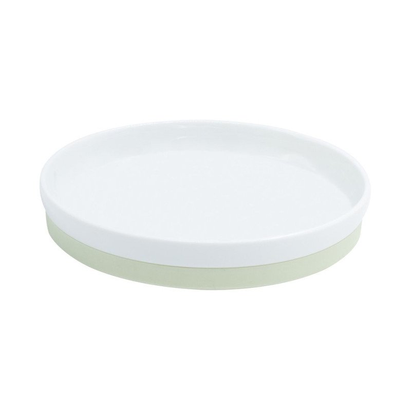 Assiette plate antidérapante céramique