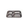 Plateau inox 4 compartiments enfant