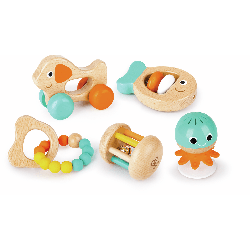 Coffret de jouets sensoriels en bois