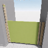 Portillon de séparation en bois collectivité - sur mesure - Papouille