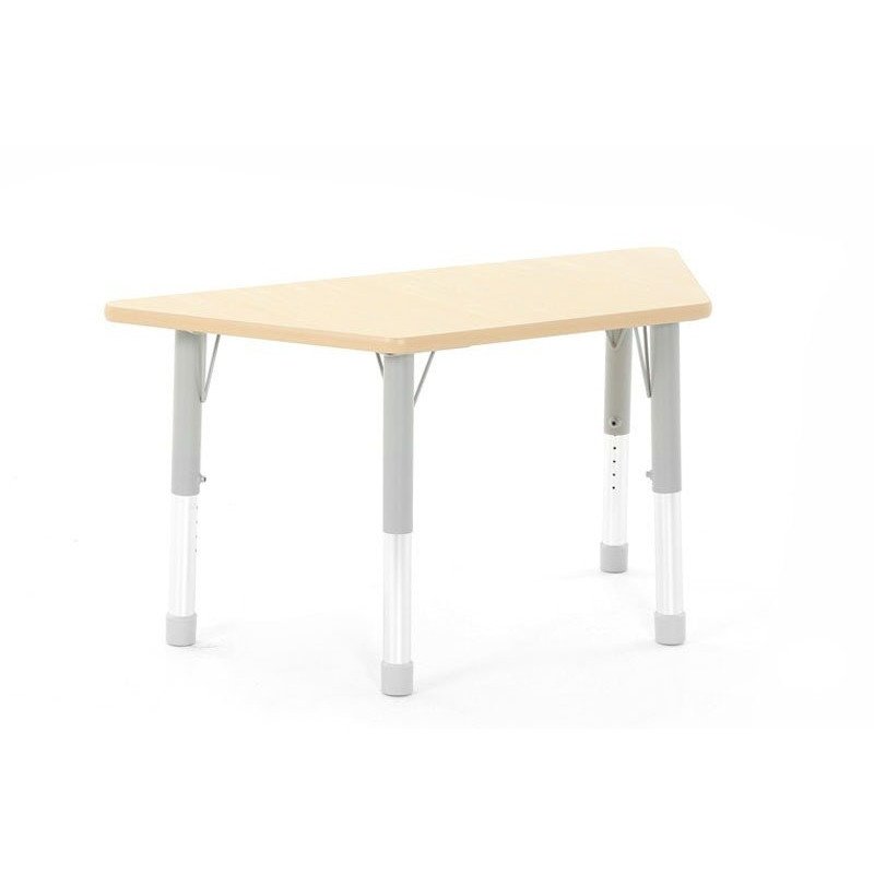 Table trapèze réglable en hauteur 120 x 60 cm
