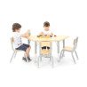 Table trapèze réglable en hauteur 120 x 60 cm