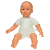 Grand poupon bébé 50 cm Caucasien