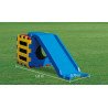 Aire de jeux toboggan avec cube échelle