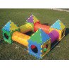 Aire de jeux cubique château  - Papouille